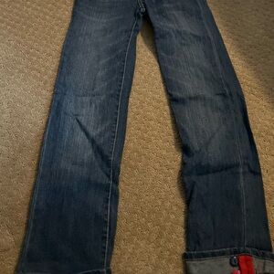 Gymboree Kids Blue Jeans with Red Accents